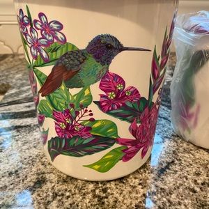 2 Hummingbird Tupperware canisters.  New